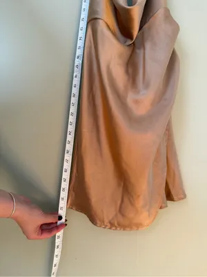 Hello Molly Want You Around Me Dress in Gold thumbnail 8