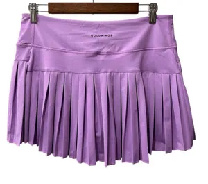 GOLD HINGE XL Purple Pleated Tennis Golf Skirt Built In Spandex Shorts Athletic thumbnail 8