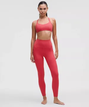 Lululemon Align High-Rise Pant 25” Pockets - Desert Red, Size 14 thumbnail 6
