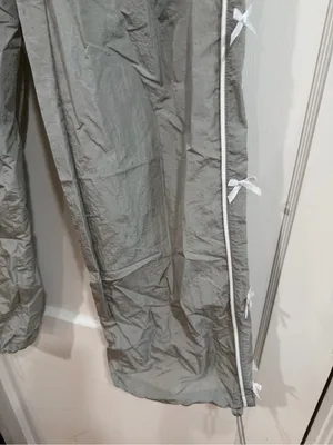 COCO & SHAY Light Gray Elastic Waist Pants large thumbnail 3