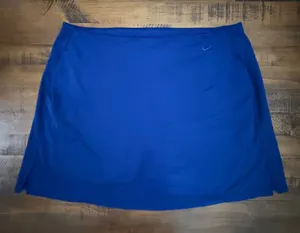 Nike Dri-FIT Skort Womens XXL Blue Athletic Golf Tennis Skirt‎ Standard Fit thumbnail 1