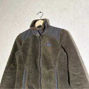 Patagonia Women's Fleece Retro-X Jacket Full Zip Stand-Up Collar Dark Walnut S thumbnail 3