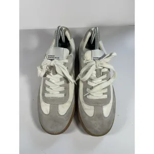Steve Madden Womens 9 White Gray Suede Gum Sole Retro Low Top Sneakers 494986 thumbnail 4