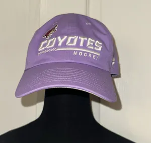 Fanatics NHL HOCKEY ARIZONA COYOTES PURPLE BASEBALL HAT thumbnail 1