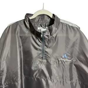Walt Disney World Disneyland Resort Park XL/XXL Windbreaker Jacket Gray 1/4 Zip thumbnail 2