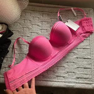 Pink Lace Bra Top Size 34C thumbnail 5