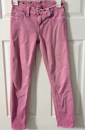 True Religion Pink Skinny Jeans thumbnail 1