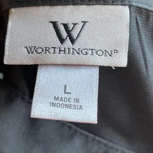 Worthington  Black Button Blouse thumbnail 5