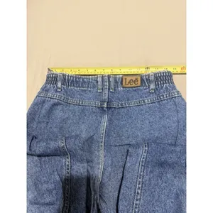 Vintage Lee Women's High Rise Jeans Elastic Waist‎ Band Size 12L thumbnail 9