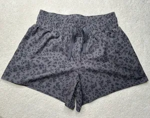 Reebok Gray High Waist Shorts Lightweight Casual Fit thumbnail 1