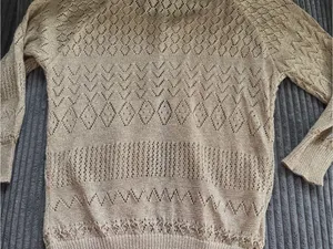 Vintage S Juniors Rampage Cardigan Metallic Gold Y2K Romantic Dianty Fairy Knit thumbnail 7
