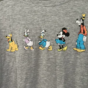Disney Gray Long Sleeve with Mickey Mouse thumbnail 4