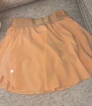 Lululemon tangerine skirt! Size 6 thumbnail 1