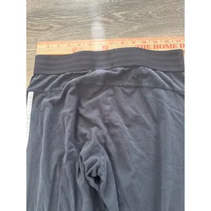 Adidas Womens Black Three Stripe Track Pants Activewear Size Medium thumbnail 6