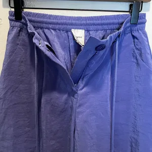 Anthropologie - Maeve Seamed Wide-Leg Track Pants Athletic Casual Travel Purple thumbnail 5
