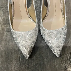FINAL PRICE Gianni Bini Rhinestone Cheetah Heels thumbnail 3