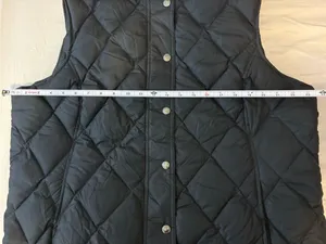 Lands’ End Diamond Down Vest Black XL 18-20 NWT 600 Fill Puffer thumbnail 9