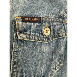Old‎ Navy Denim Button Front Mini Dress Sleeveless Blue Women’s Medium Wash thumbnail 4