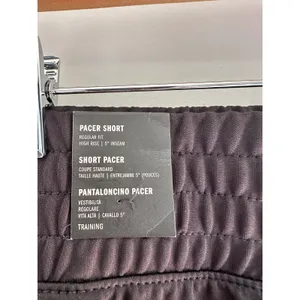 Adidas Pacer Knit High Training Shorts Black Womens M 5 Inch Activewear NWT thumbnail 3