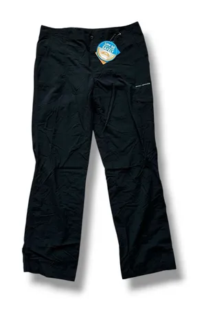 New Columbia PFG Omni Shade UPF50 Women's Aruba Roll Up Snap Pants Black 12 thumbnail 1