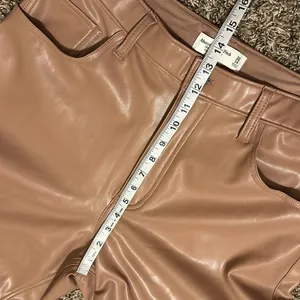 Abercrombie & Fitch Faux Leather Straight Pants 32 thumbnail 6