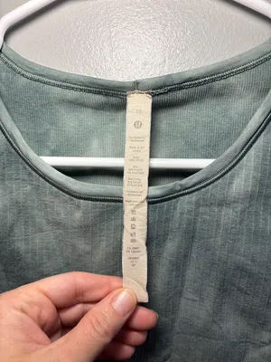 Lululemon Ebb To Street Marble Dye Long Sleeve Shirt Women’s 10 Tidewater Teal thumbnail 4