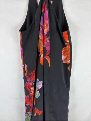 Anthropologie Maeve Cayman Silk Halter Maxi Dress Size S thumbnail 5