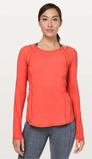 Lululemon Sculpt Long Sleeve in Aries thumbnail 1