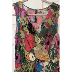 Anthropologie Tracy Reese Faux Wrap Dress Floral Ruffle‎ Boho Festival Wedding S thumbnail 3