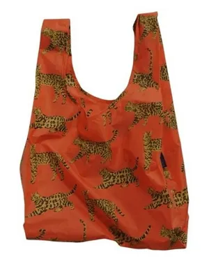 NWT Baggu Bengal Cat Orange Graphic Print Standard Size New‎ thumbnail 1
