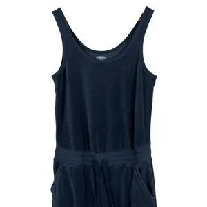 Aerie‎ Womens Velvet Sleeveless Jumpsuit Minimalist Cool Girl Lounge Cozy Size L thumbnail 3