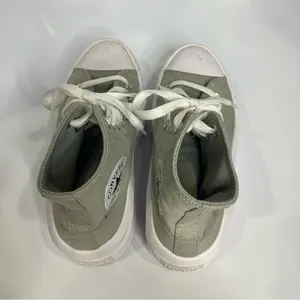 Converse CTAS move‎ high top platform slate sneakers Gray white womens size 7 thumbnail 7