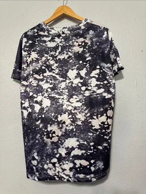 Source Unknown Morgan Wallen Country Music Graphic Tee Bleach Splash Pattern Sz XL thumbnail 4
