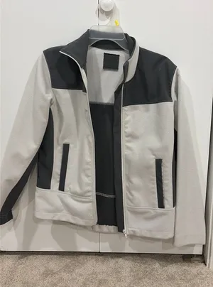 Fleece Jacket Gray Size M thumbnail 1