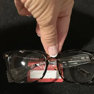 Stylish Brown Glasses with blue light blocking lens. thumbnail 2