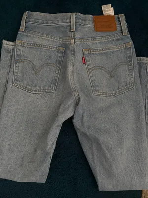 Levi’s Light Blue Wedgie straight High-Rise thumbnail 5