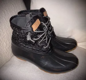 Sperry Women’s Top-Sider Saltwater Duck Boots Sz 8 thumbnail 1