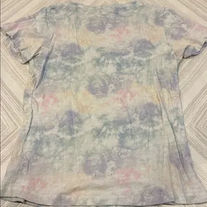 Rainbow Sandals Rails Rainbow Tie-Dye Cotton V Neck T-Shirt Size Small thumbnail 6