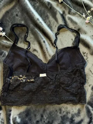Gilly Hicks Sydney Black Lace Bralette Size Small thumbnail 2