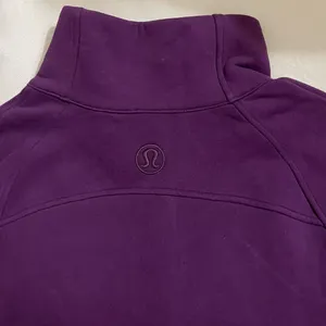 Lululemon NWT Scuba Oversized Funnel Neck Half Zip Dramatic Magenta Size M L thumbnail 10