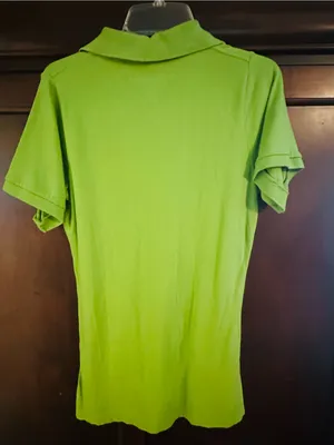 Green Short Sleeve Polo Tee Size XL thumbnail 3