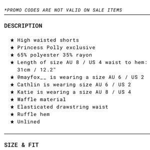 Princess Polly Wild Dreams Short Blue thumbnail 4