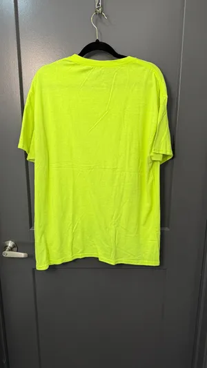 But God Neon Yellow Crewneck T-Shirt thumbnail 3