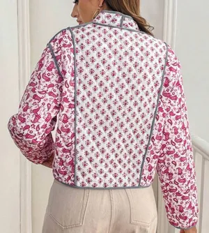 SheIn Frenchy Floral Print Shacket thumbnail 4