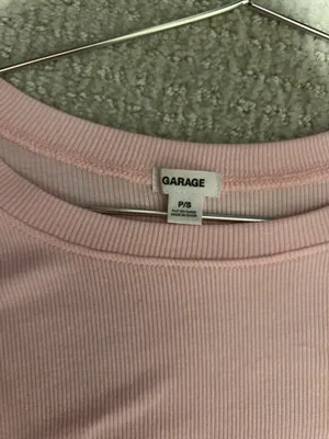 Garage Long Sleeve Top pink thumbnail 2