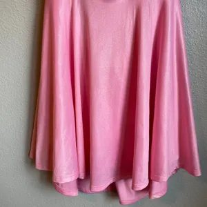 Lucy in the Sky Dress Pink Large Shimmer Sleeveless Tie Back Mini Homecoming thumbnail 5