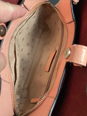 kate spade Kate Spade Talia small triple compartment satchel in a pink shade thumbnail 7