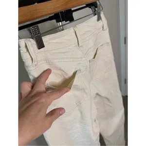 Easy Clothes “Solange” Cream Straight Leg Jeans – Size 34 / XS thumbnail 6