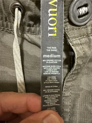 Vuori women’s medium Olive Gray Camo Cargo Pants thumbnail 7