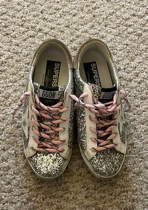 Golden Goose SUPERSTAR GLITTER TRAINERS thumbnail 3